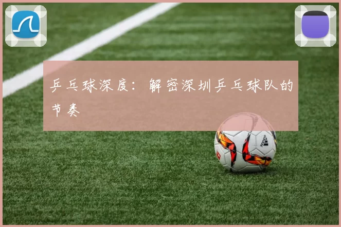 乒乓球深度：解密深圳乒乓球队的节奏